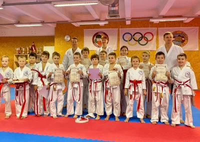 karate eksāmens bērniem