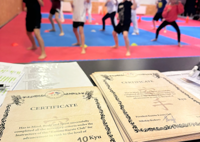 karate sertifikācijas eksāmens