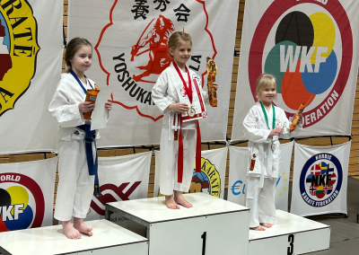 karate sacensības uzvarētaji